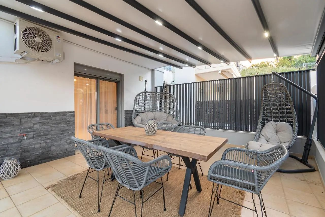 Sithoniars Luxury Ground Floor Apartment With Private Garden Neos Marmaras Greece